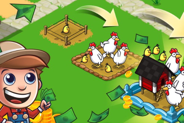 Idle Farming Empire, game pertanian terbaik di android.